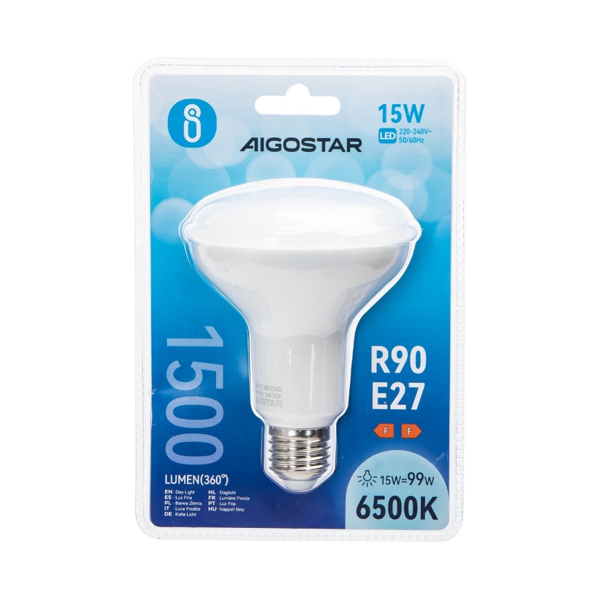 LED Žiarovka R90 E27/15W/230V 6500K - Aigostar