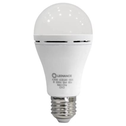 LED Žiarovka RECHARGEABLE A60 E27/8W/230V 6500K - Ledvance