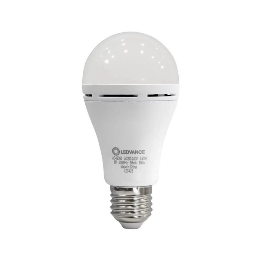 LED Žiarovka RECHARGEABLE A60 E27/8W/230V 6500K - Ledvance