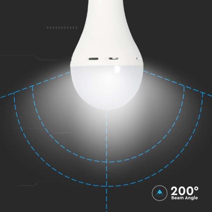 LED Žiarovka s núdzovým režimom A70 E27/9W/230V 4000K