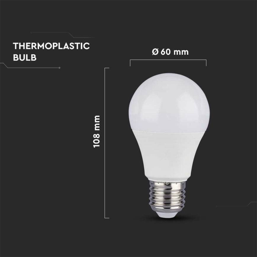 LED Žiarovka SAMSUNG CHIP A60 E27/8,5W/230V 4000K
