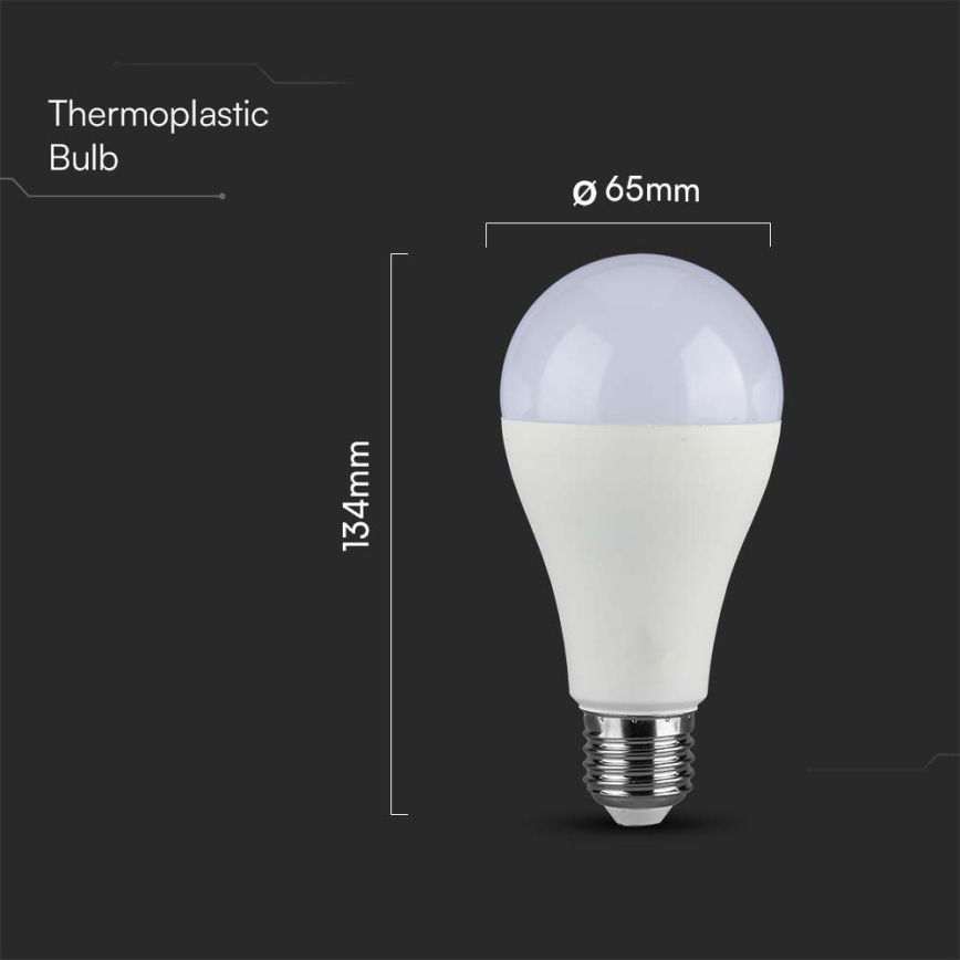 LED Žiarovka SAMSUNG CHIP A65 E27/15W/230V 4000K