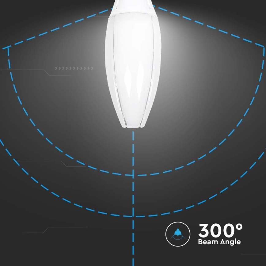 LED Žiarovka SAMSUNG CHIP E40/60W/230V 4000K
