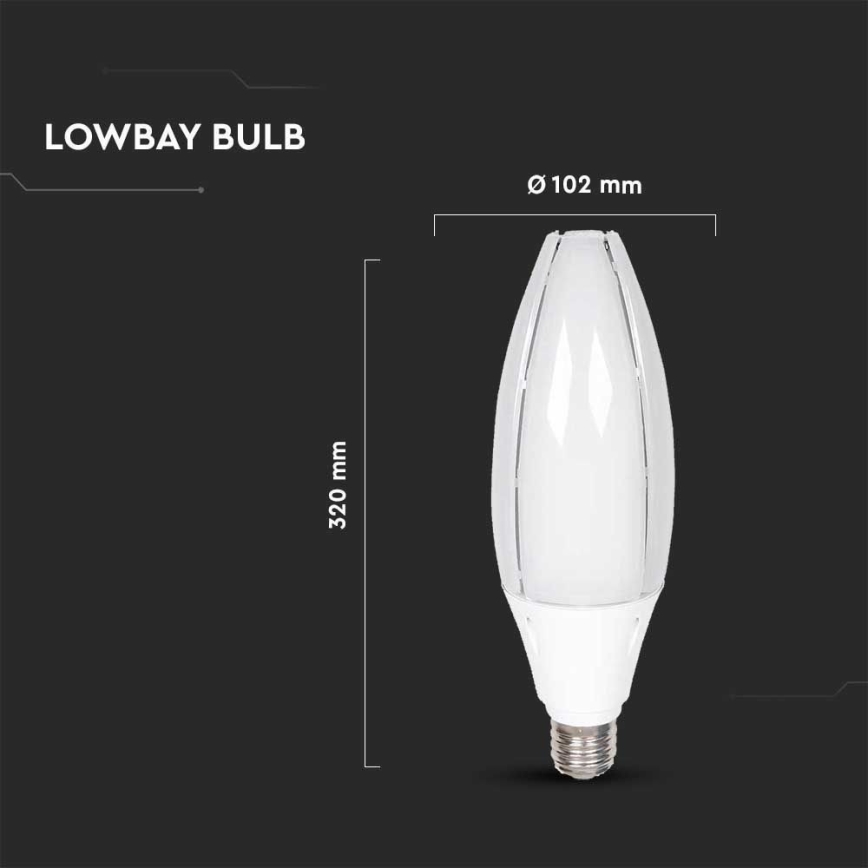 LED Žiarovka SAMSUNG CHIP E40/60W/230V 4000K