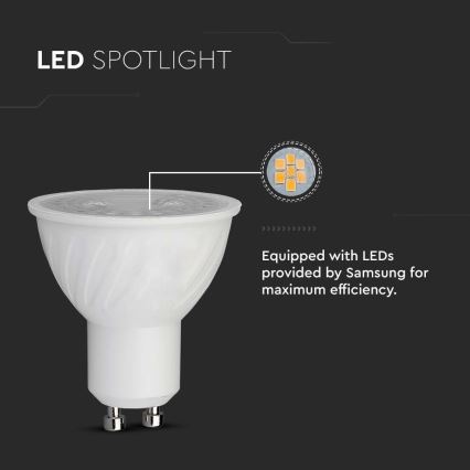 LED Žiarovka SAMSUNG CHIP GU10/6W/230V 4000K