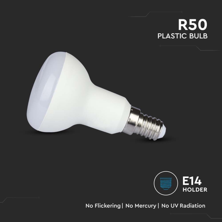 LED Žiarovka SAMSUNG CHIP R50 E14/4,8W/230V 3000K