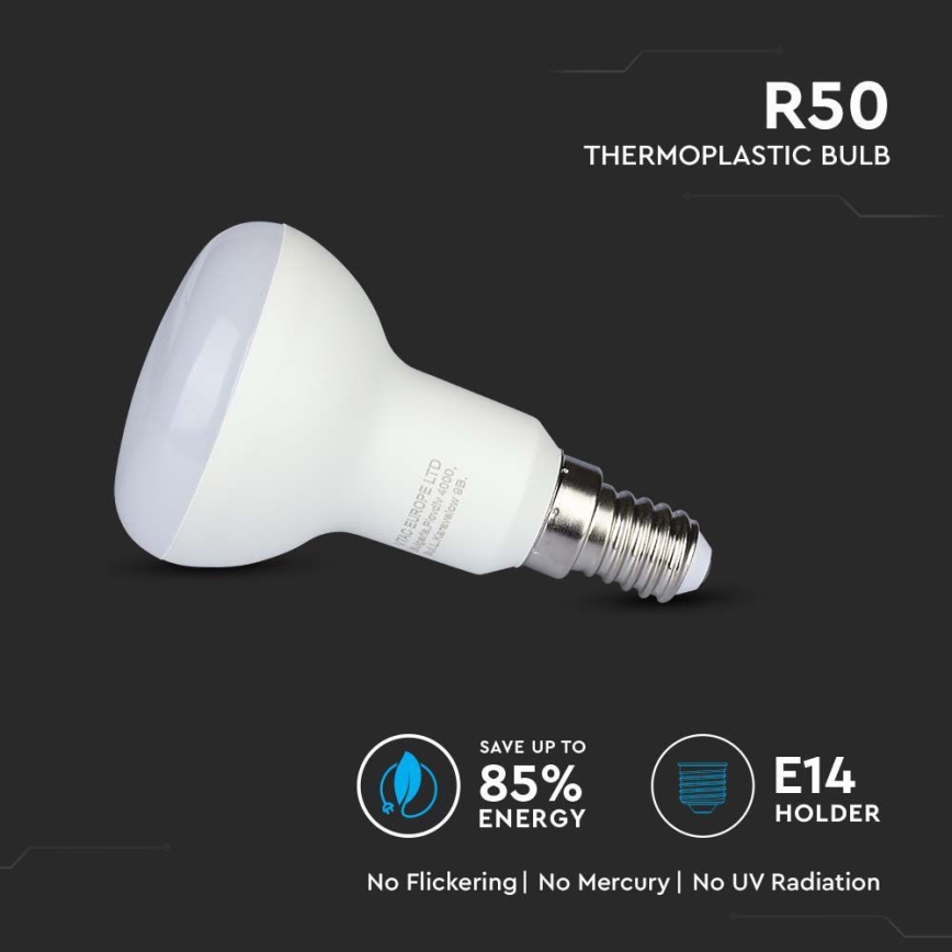LED Žiarovka SAMSUNG CHIP R50 E14/4,8W/230V 6500K