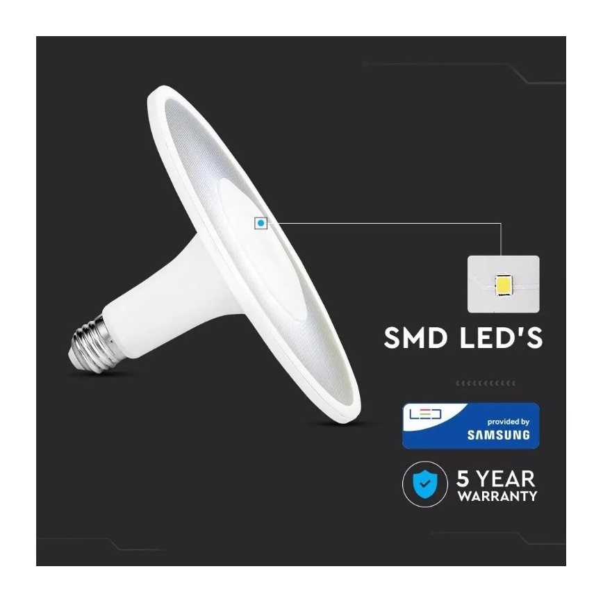 LED Žiarovka SAMSUNG CHIP UFO E27/11W/230V 6400K