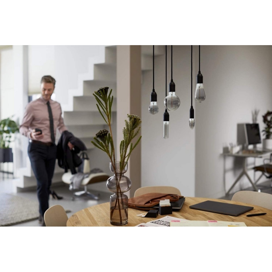 LED Žiarovka SMOKY VINTAGE Philips ST64 E27/2,3W/230V 2700K