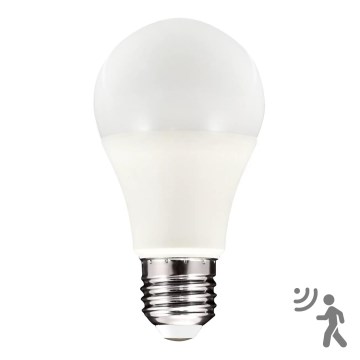 LED žiarovka so senzorom pohybu E27/10W/230V LED žiarovka so senzorom pohybu E27/10W/230V