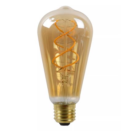 LED Žiarovka so senzorom súmraku FILAMENT ST64 E27/4W/230V 2200K - Lucide 49034/04/62