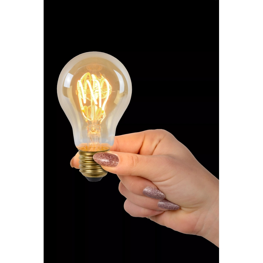 LED Žiarovka so senzorom súmraku FILAMENT A60 E27/4W/230V 2200K - Lucide 49042/04/62