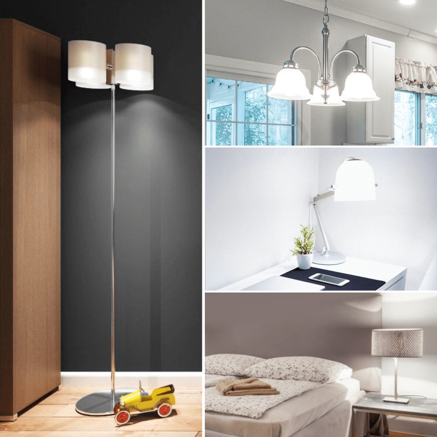 LED žiarovka so súmrakovým senzorom A60 E27/12W/230V 6500K - Aigostar