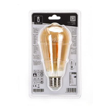 LED Žiarovka ST64 E27/6W/230V 2200K - Aigostar