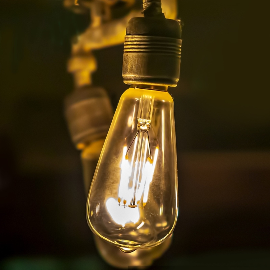 LED Žiarovka ST64 E27/8W/230V 2200K - Aigostar