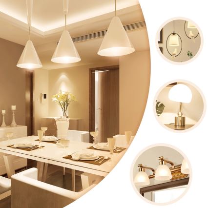 LED Žiarovka ST64 E27/8W/230V 2700K - Aigostar
