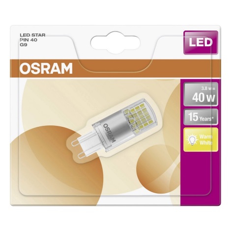 LED Žiarovka STAR G9/3,8W/230V 2700K - Osram