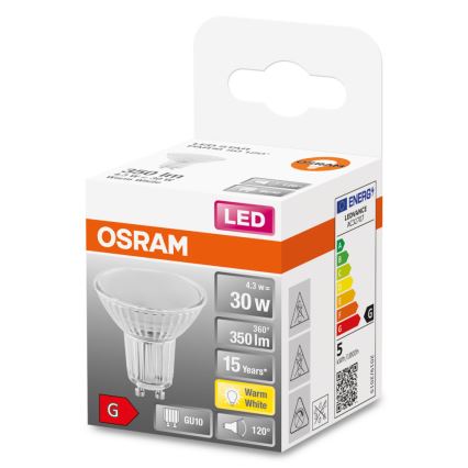 LED Žiarovka STAR PAR16 GU10/4,3W/230V 2700K 120° - Osram