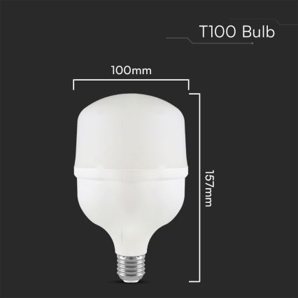 LED žiarovka T100 E27, 30 W, 230 V, 6500 K