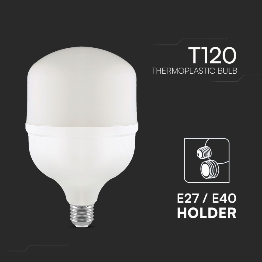 LED žiarovka T120 E27/40W/230V 6500K