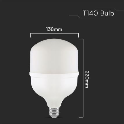 LED Žiarovka T140 E27/50W/230V 6500K