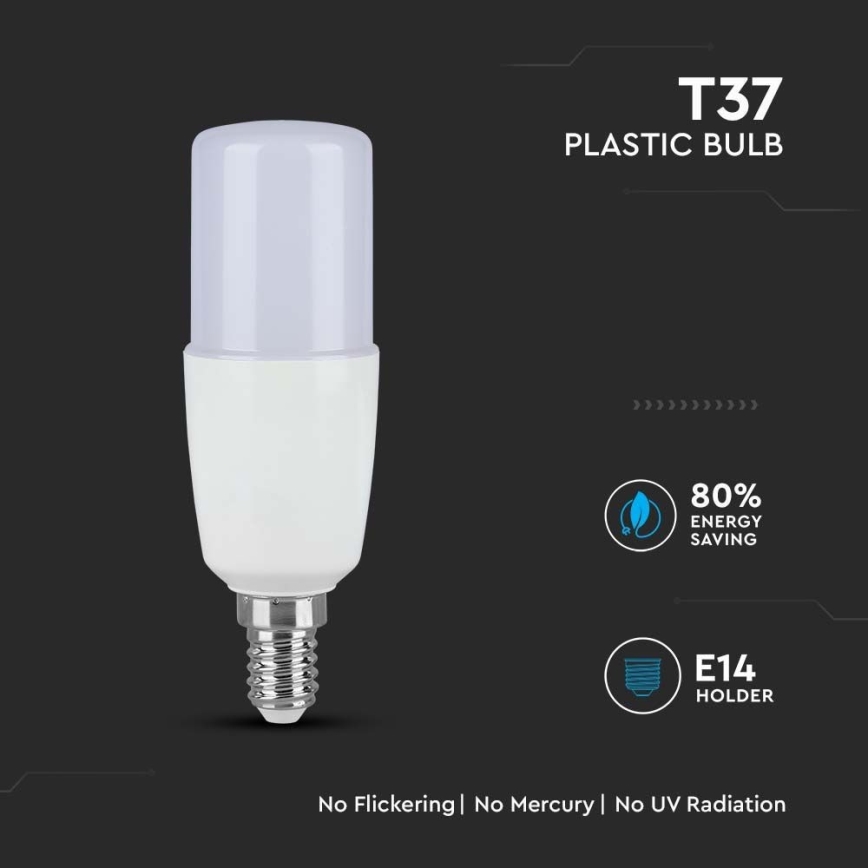 LED Žiarovka T37 E14/9W/230V 2700K