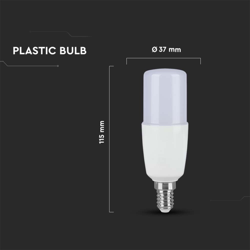 LED Žiarovka T37 E14/9W/230V 2700K