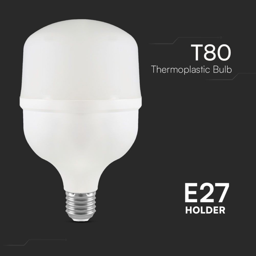 LED Žiarovka T80 E27/20W/230V 6500K