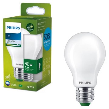 LED žiarovka ULTRAEFFICIENT Philips A60 E27/5,2W/230V 4000K