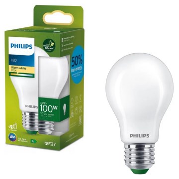 LED žiarovka ULTRAEFFICIENT Philips A60 E27/7,3W/230V 2700K