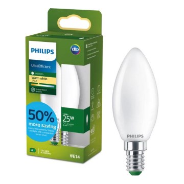 LED žiarovka ULTRAEFFICIENT Philips B35 E14/1,2W/230V 2700K
