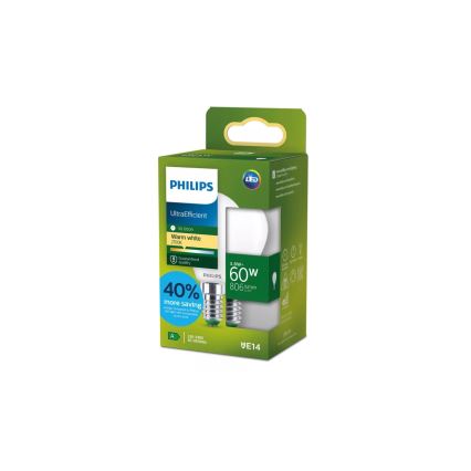 LED žiarovka ULTRAEFFICIENT Philips P45 E14/3,8W/230V 2700K