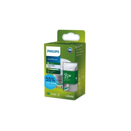 LED žiarovka ULTRAEFFICIENT Philips PAR16 GU10/1,2W/230V 4000K