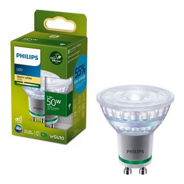 LED žiarovka ULTRAEFFICIENT Philips PAR16 GU10/2,1W/230V 2700K