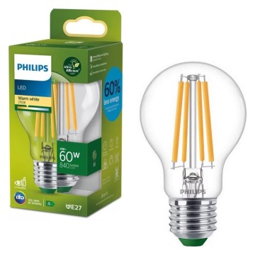 LED žiarovka ULTRAEFFICIENT VINTAGE Philips A60 E27/4W/230V 2700K