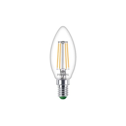 LED žiarovka ULTRAEFFICIENT VINTAGE Philips B35 E14/1,2W/230V 2700K