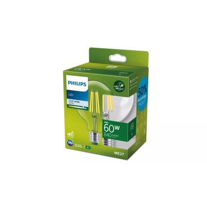 LED žiarovka ULTRAEFFICIENT VINTAGE Philips G95 E27/4W/230V 4000K