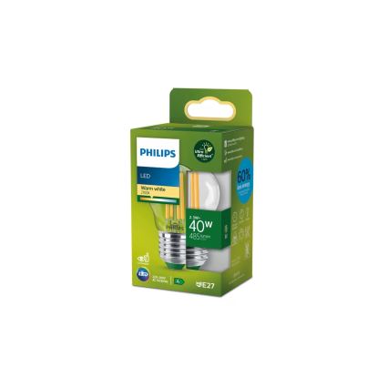 LED žiarovka ULTRAEFFICIENT VINTAGE Philips P45 E27/2,3W/230V 2700K