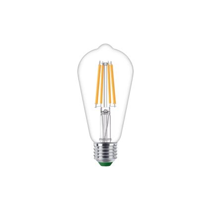 LED žiarovka ULTRAEFFICIENT VINTAGE Philips ST64 E27/4W/230V 2700K