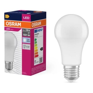 LED Žiarovka VALUE A100 E27/13W/230V 4000K - Osram