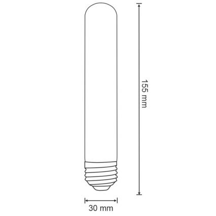 LED Žiarovka VINTAGE E27/4W/230V 3000K