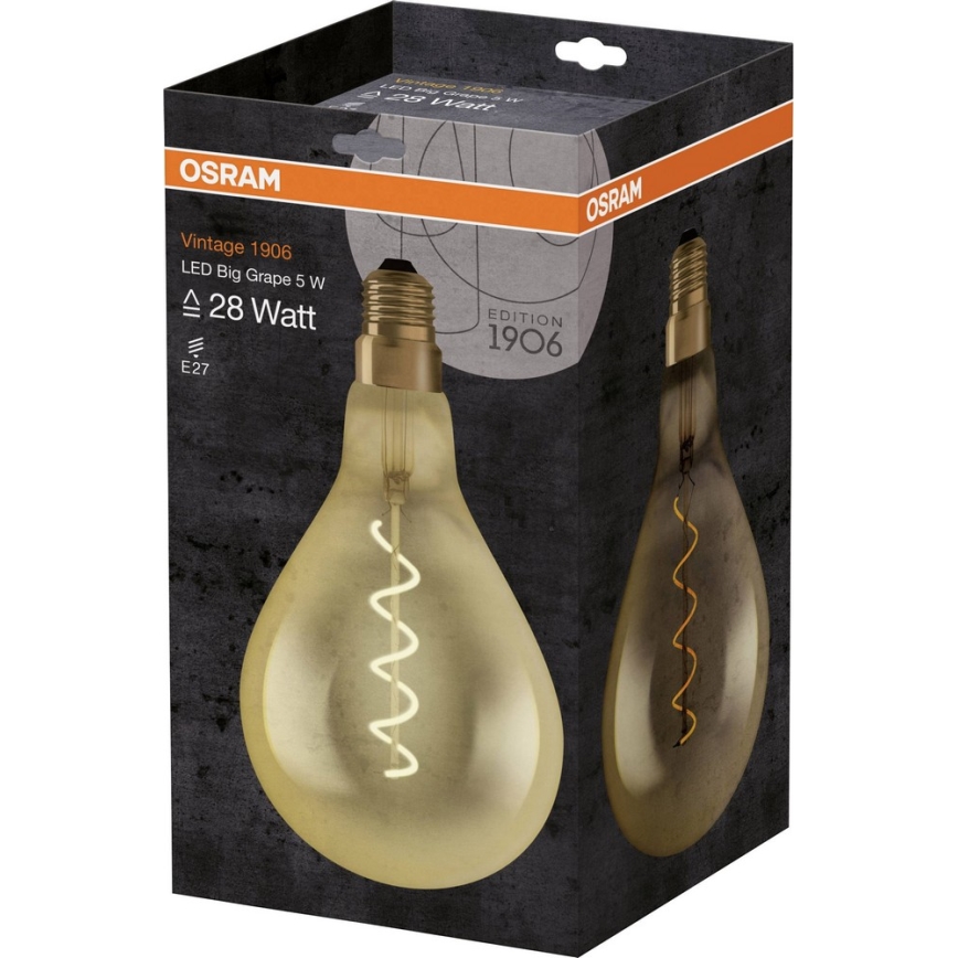 LED Žiarovka VINTAGE E27/5W/230V - Osram