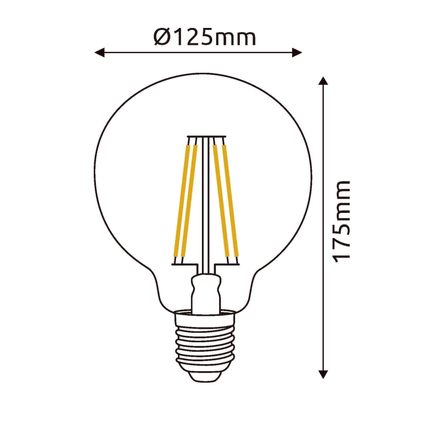 LED Žiarovka E27/7W/230V 4000K - Globo