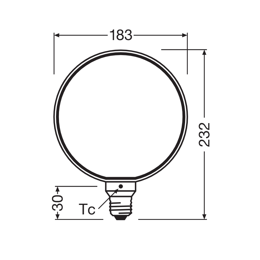 Stmievateľná LED žiarovka VINTAGE FILAMENT E27/4W/230V 1800K - Osram
