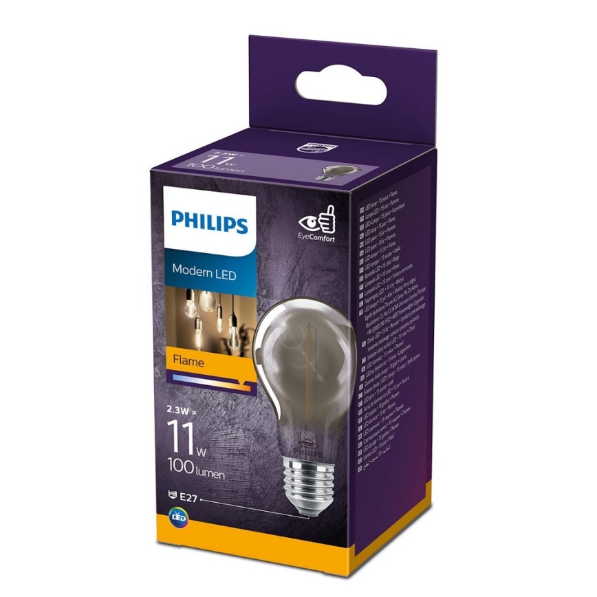 LED Žiarovka VINTAGE Philips A60 E27/2,3W/230V 1800K