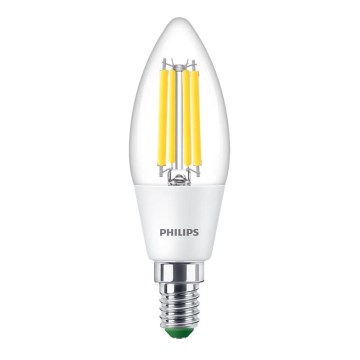 LED Žiarovka VINTAGE Philips B35 E14/2,3W/230V 4000K