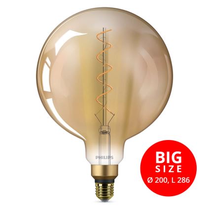 LED Žiarovka VINTAGE Philips E27/4,5W/230V 1800K