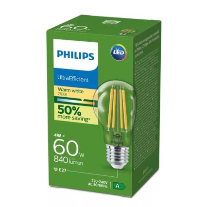 LED žiarovka VINTAGE Philips E27/4W/230V 2700K