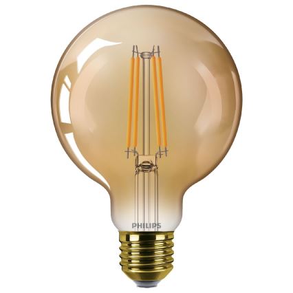 LED Žiarovka VINTAGE Philips G95 E27/3,1W/230V 1800K