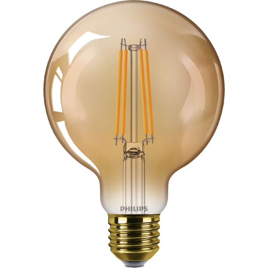 LED žiarovka VINTAGE Philips G95 E27/7W/230V 1800K